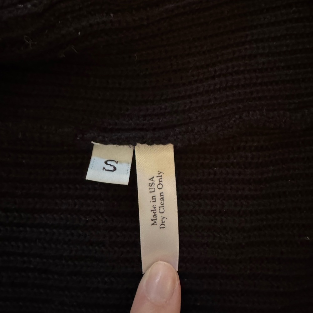 Molly Moorkamp Joanie Black Cardigan Size Small - Picture 4 of 4